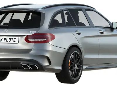 Mercedes Benz C63 AMG Estate 3D model