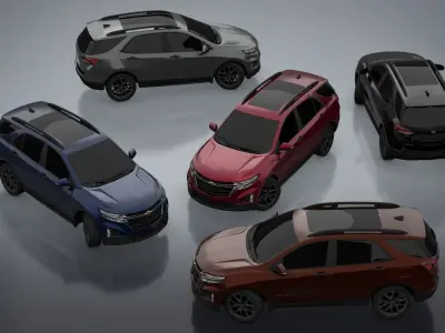 Chevrolet Equinox 2020 Low-poly 3D model