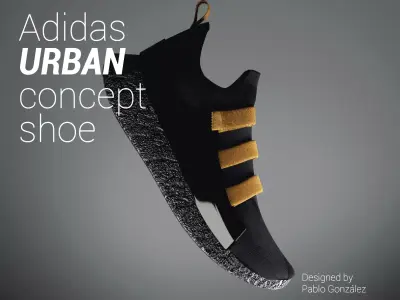 ADIDAS concept shoes 3D model