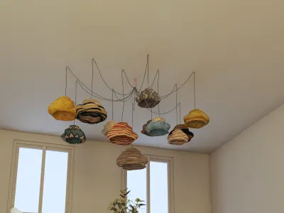 PET Chandelier 3D model