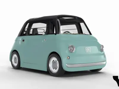 Fiat Topolino 2024 3D model