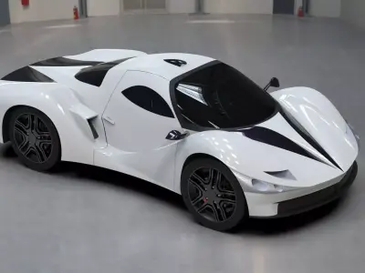 Concept car 3D print model