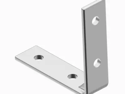 Heavy Duty Angle Bracket 3D print model