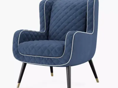 Baxter Dolly Armchair 3D model