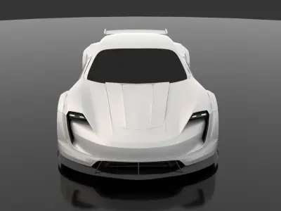 Porsche Mission-e Taycan Bodykit V2 3D model