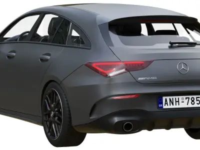 Mercedes-Benz AMG CLA 35 Shooting Brake 3D model