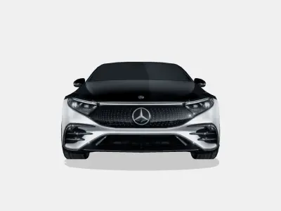 Mercedes-Benz EQS 2022 Low-poly 3D model