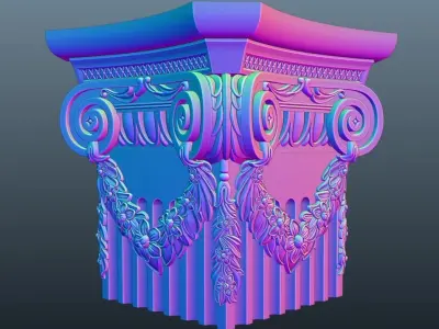 Capital rg04 Low-poly 3D model