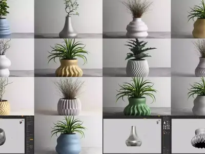 26 vase 3d print collection