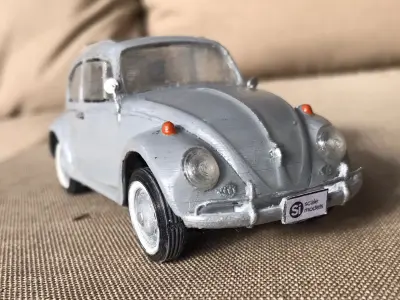 BEETLE CLASSIC 1963 3dprintable Scale Model Assembly Kit 1 32 3D print model