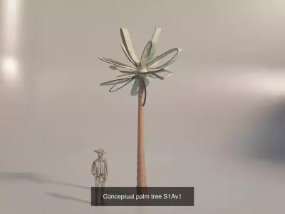 Collection of conceptual palm trees S1