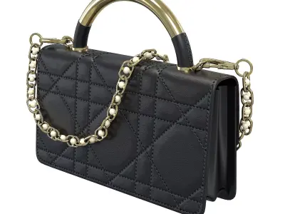 Dior Ange Mini Bag Low-poly 3D model