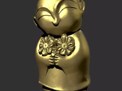 Mini buddha collection 3D print model