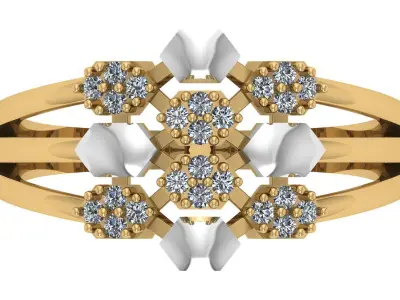Engagement Ring Free 3D print model 14