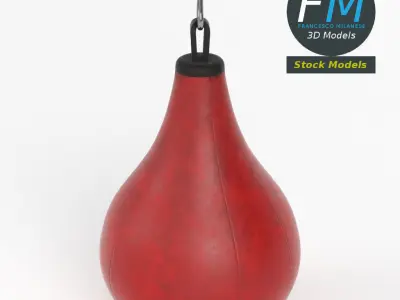 Hanging punching ball 3D model