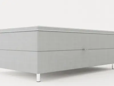Montana Box Bed 120x200 Low-poly 3D model
