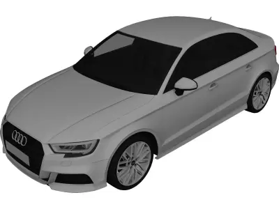 Audi a3  3D print model