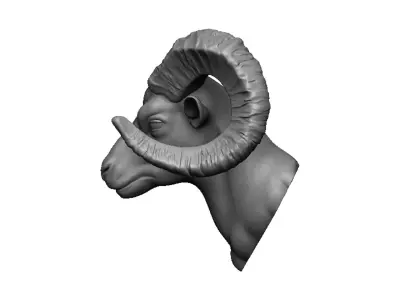 ram head 3D print model purchase