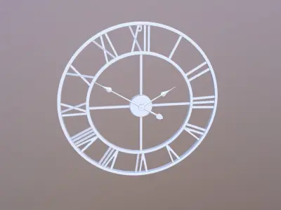 Wall Decor Clock 3D model