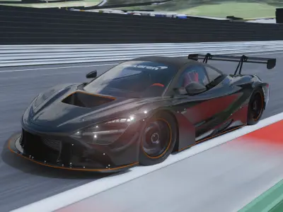 McLaren 720S GT3X 3D model