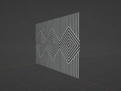 Wall wood seamless set2 V04 3D model