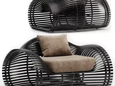 Lolah Easy Armchair 3D model