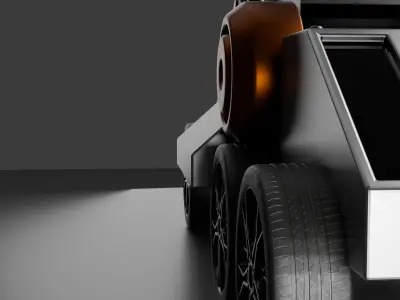 sci fi truck  3D model