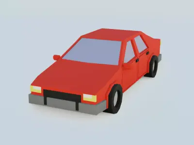Car  1 - Low Poly Free 3D model