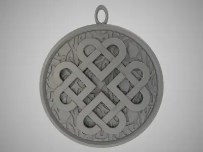 Celtic Knot Necklace 3D print model