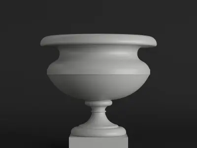 Classic vase set 1 3D model