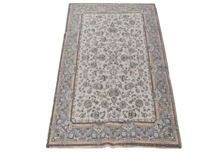 Turkish Vintage Carpet 05  3D model