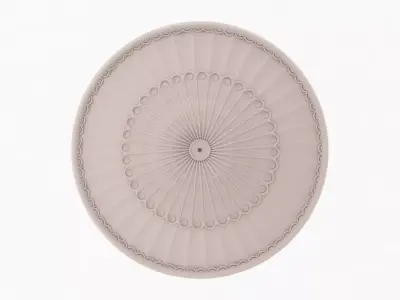 Classic Ceiling Medallion 58 3D model