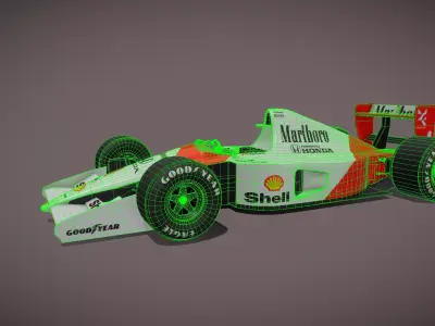 McLaren MP4-6 3D model