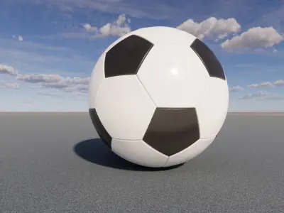 Football soccer ball Free 3D model buy