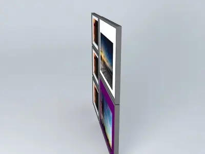 Composition 08 Free 3D model