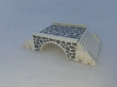 gefyra me symmetria omorfias aka Bridge with symmetry beautiful 3D model