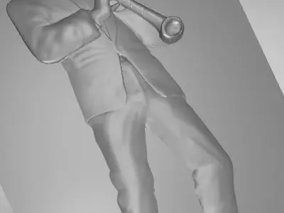 Clarinet Player Free 3D print model