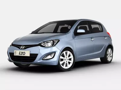 Hyundai i20 2013 3D model
