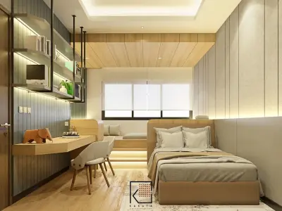 Design Interior Children Bedroom Kiyomi 3D model