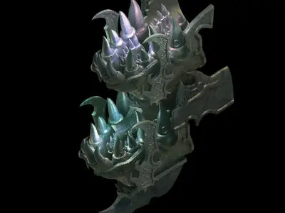Demon Palace - Decorating Fangs 01 3D model
