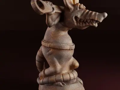 ROD-THE MECHANIC RAT 3D print model