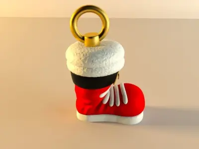 Set of Christams decorations 3D print model