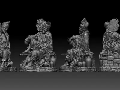 Jigong  3D print model