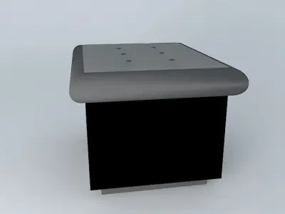 Seat type trunk for shops Free 3D model