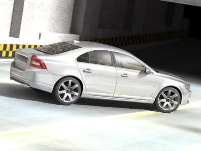 Volvo S80 2005 3D model