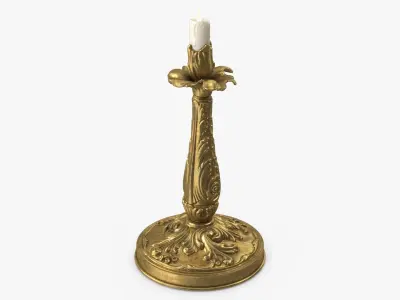 Antique Candle Holder 3D model