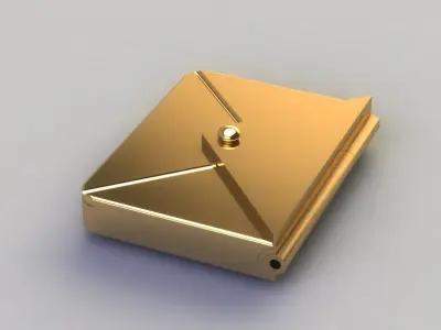 pendant envelop openable 3D print model