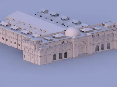 egyptian museum 3d model 3D model