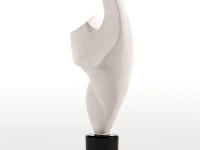 Decorative Abstract Sculpture 07 3D model