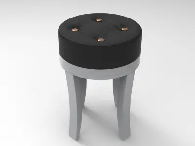Mindu Stool Low-poly 3D model